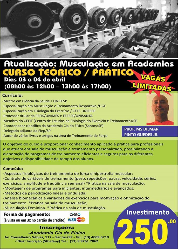Curso de Atualização: Musculaçao em Academias
